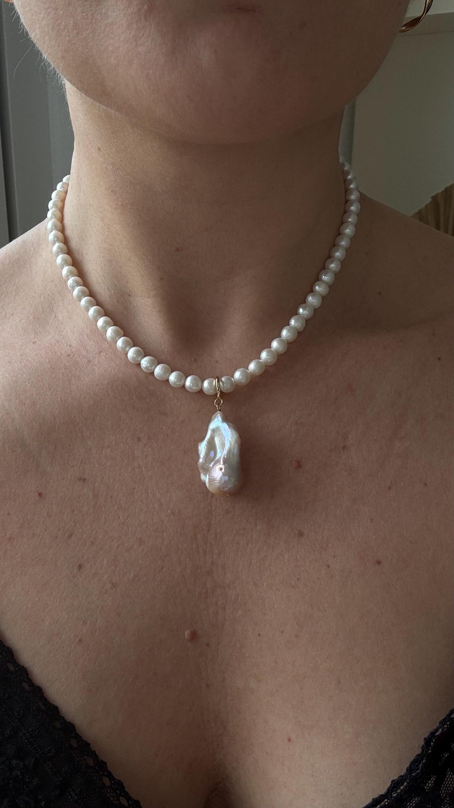 Premium Set aus Perlenketten in vier verschiedenen Größen | 4 Ketten im Set