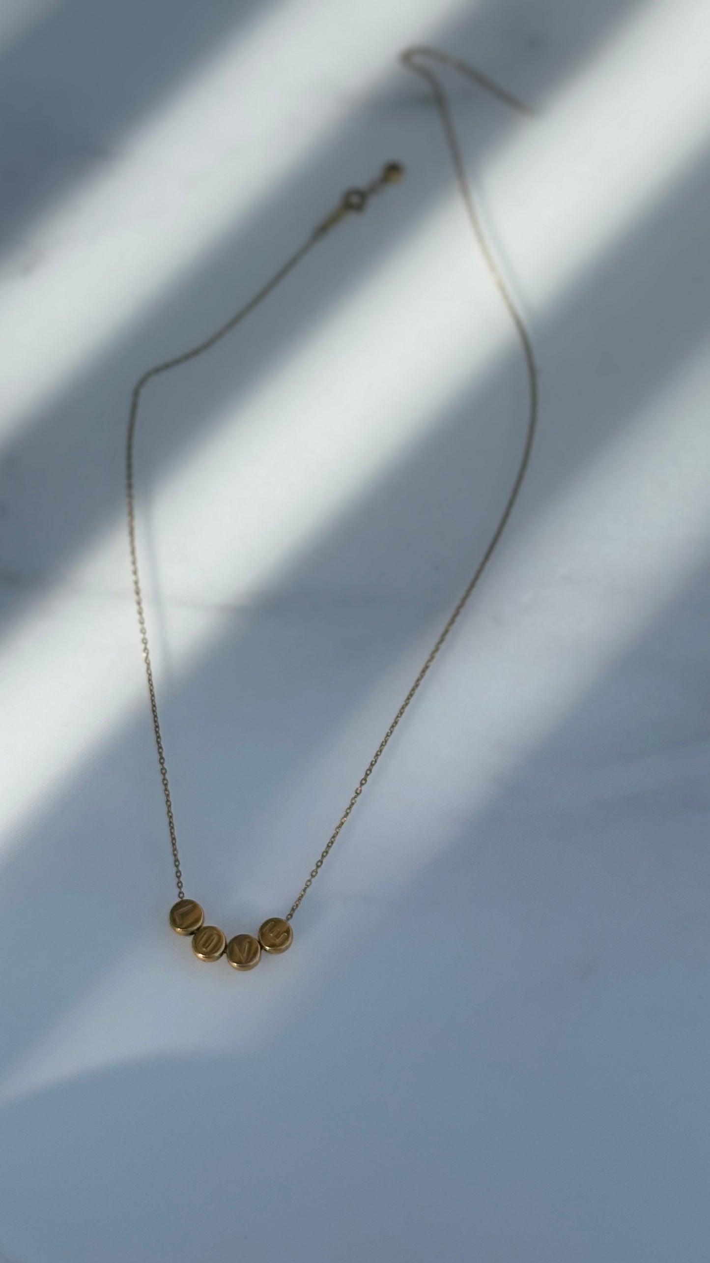 Personalisierte Kette |18 Karat vergoldet | wasserfest